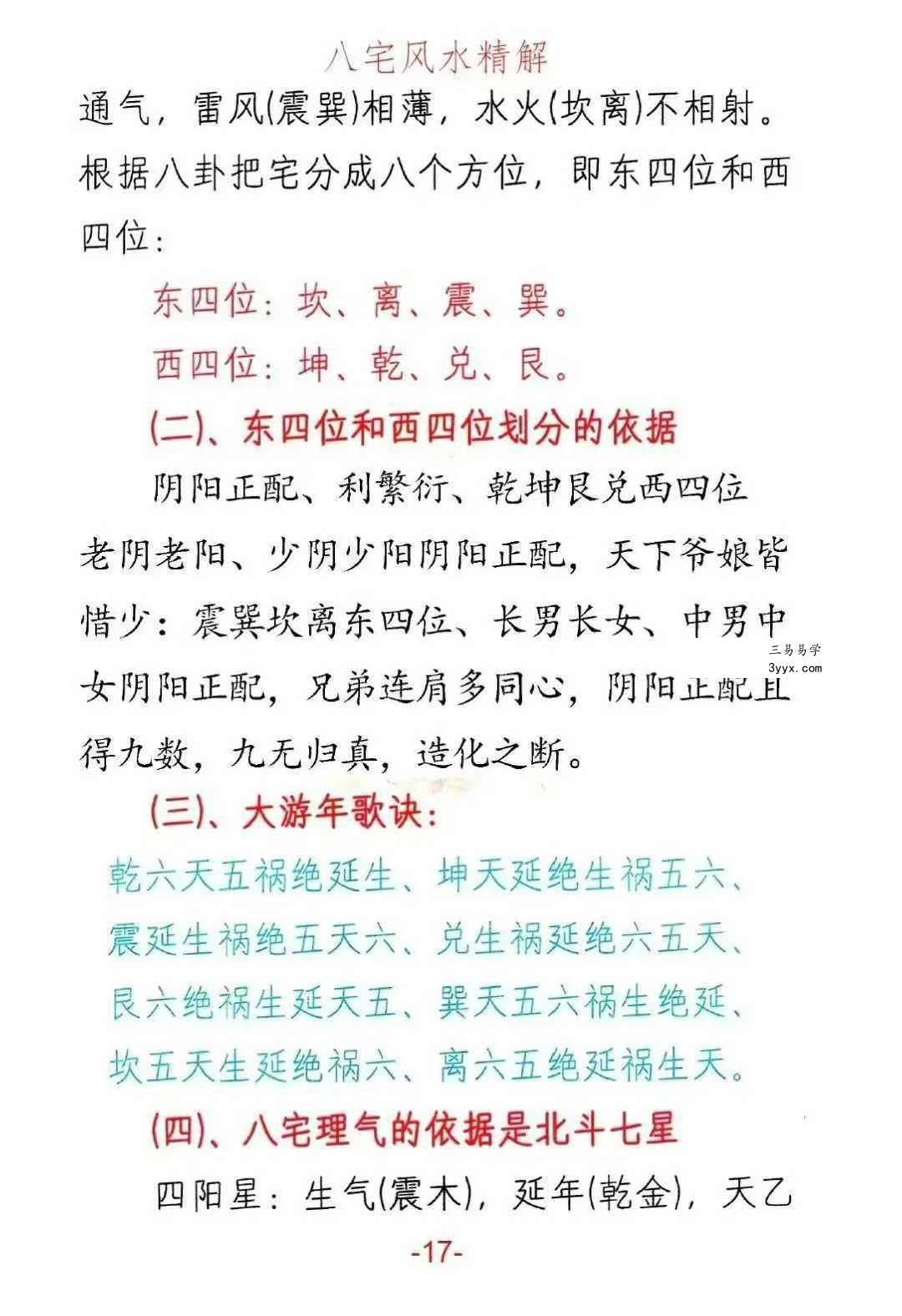 悟易斋《八宅风水精解》149页 资料图片