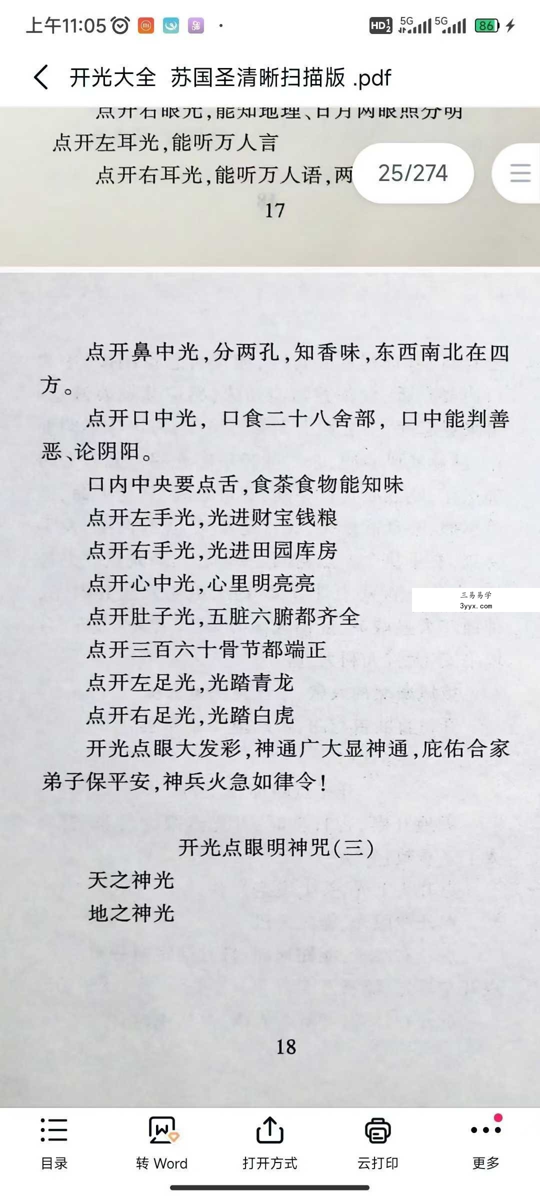 苏国圣《开光大全》274页 资料图片