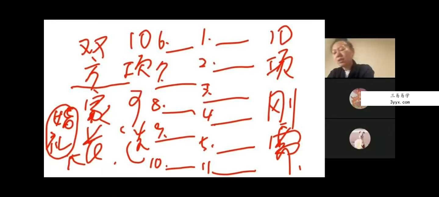 阎道长《易经预测导师培训营》11集视频约14小时 资料图片