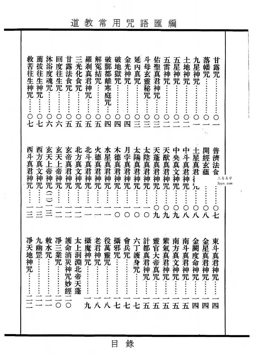 《道教常用咒语汇编+怎样画符+民间化解法术》道教文化179页 资料图片