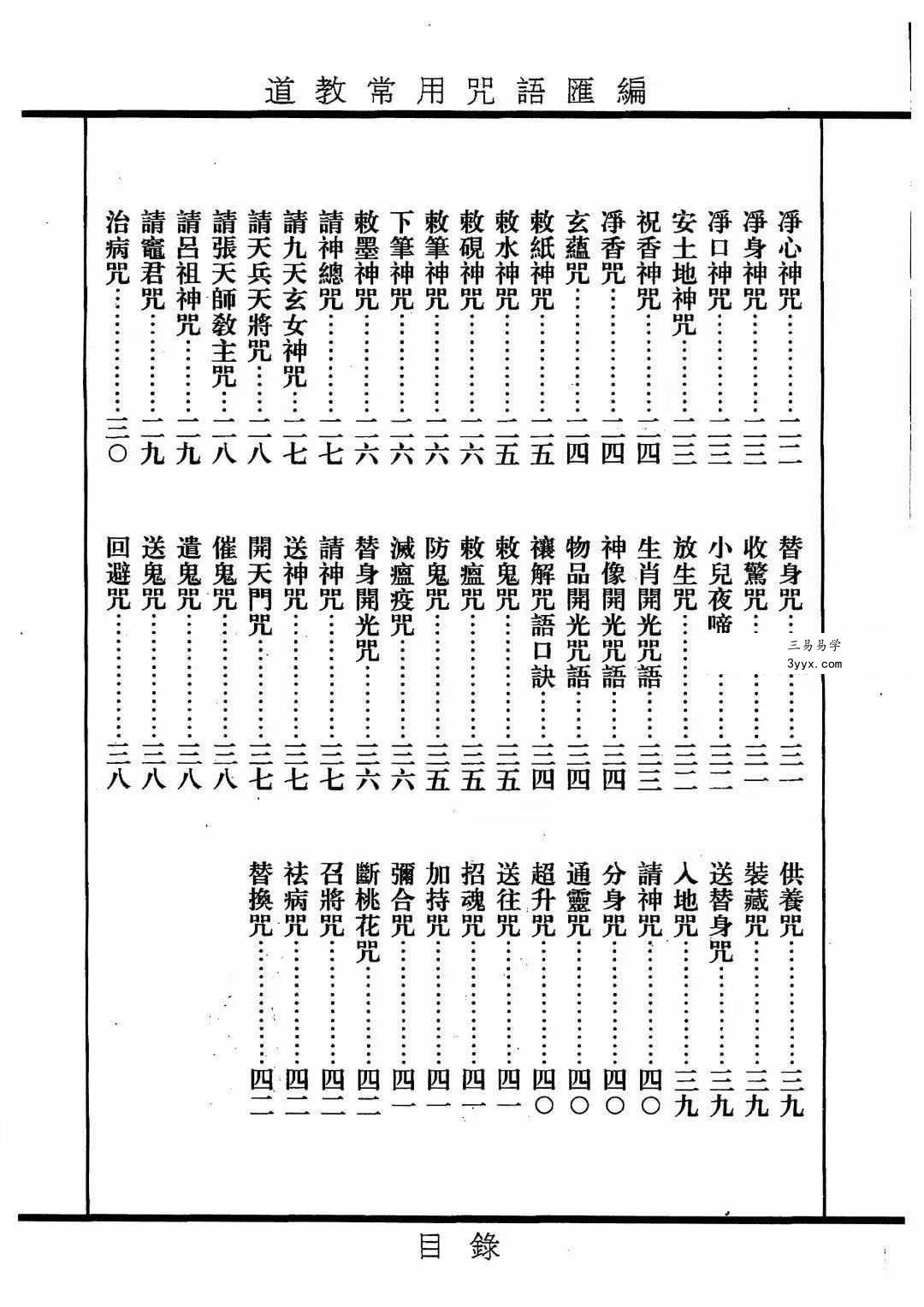 《道教常用咒语汇编+怎样画符+民间化解法术》道教文化179页 资料图片