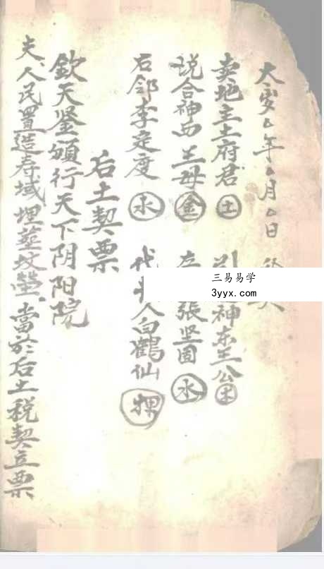 《起坟还山退契书》41页 资料图片