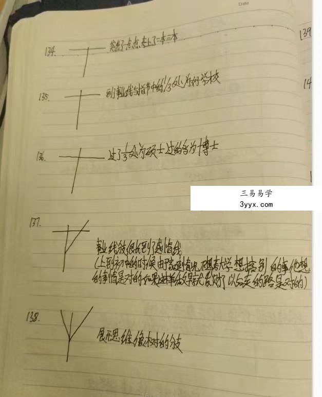 陈大有手相手抄笔记32页 资料图片