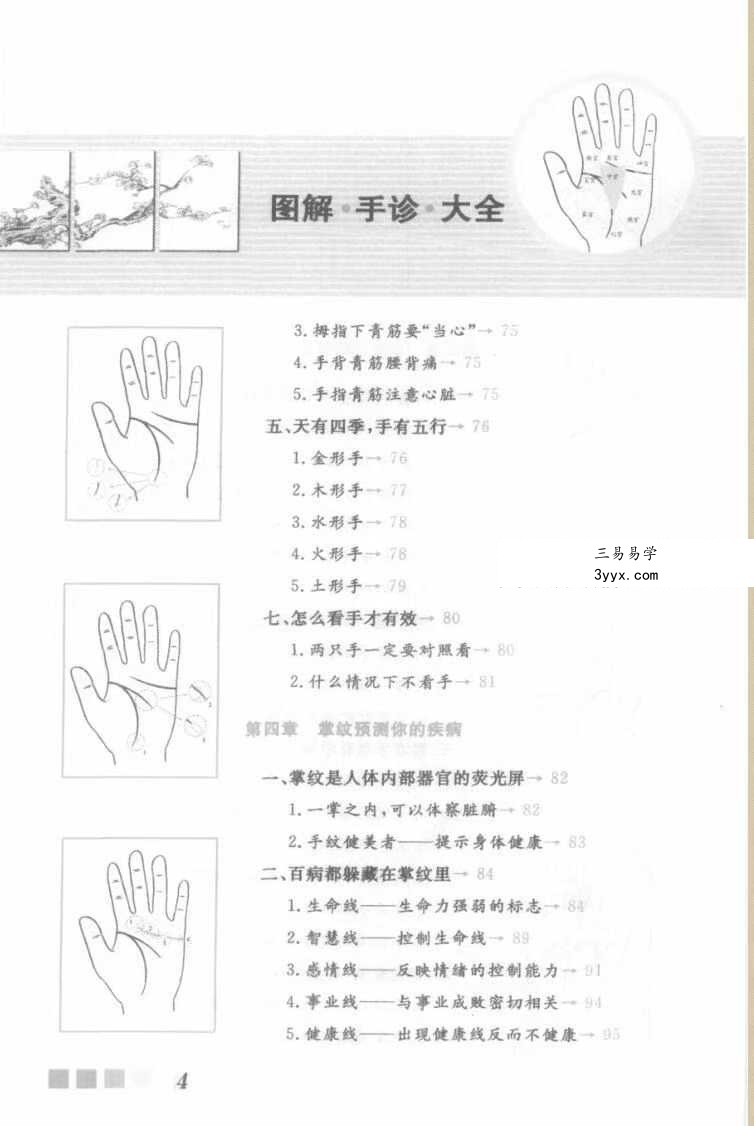 雷子、张家林编着《图解手诊大全》319页 资料图片