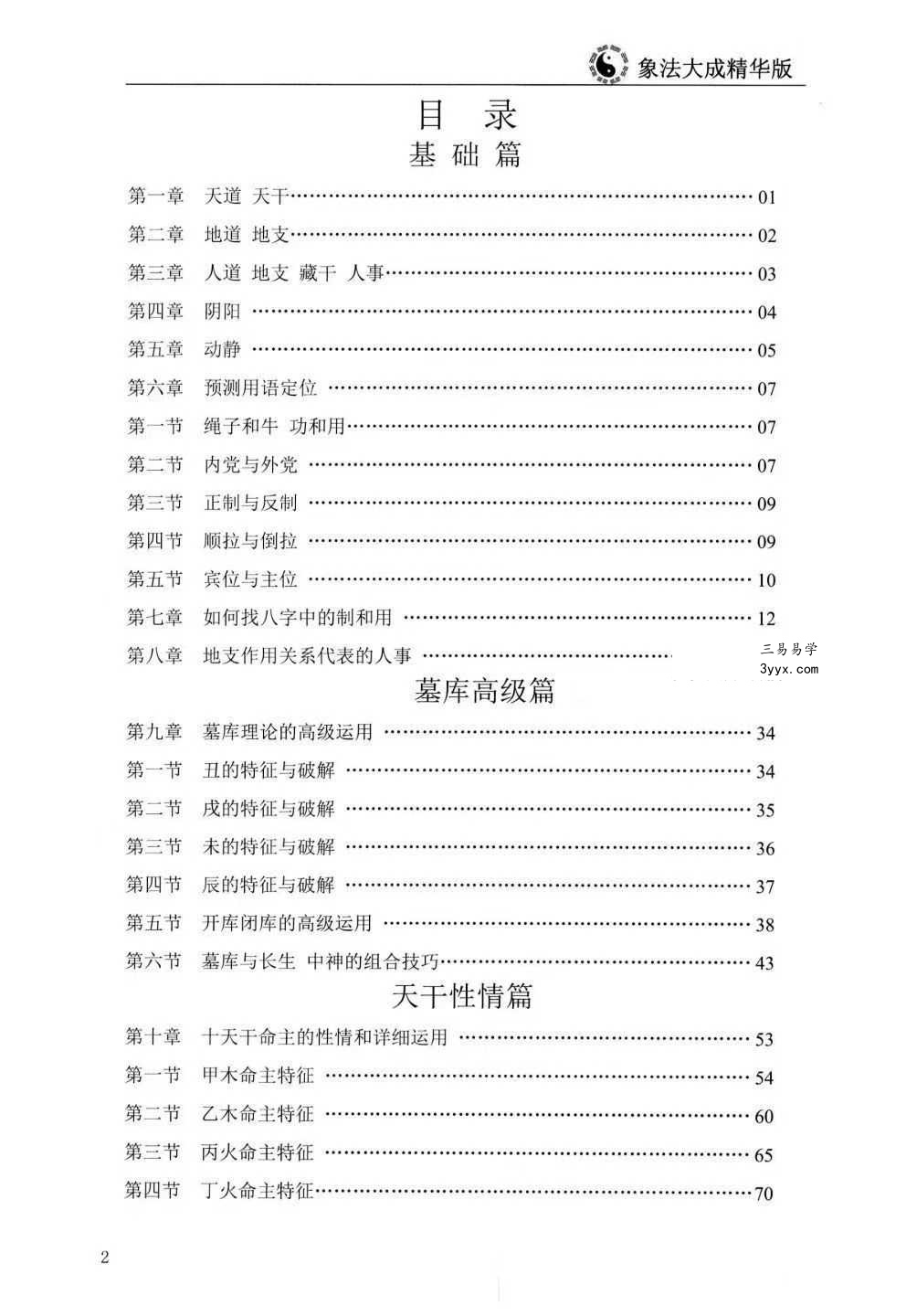 《盲派高级象法》象法大成精华版258页 资料图片
