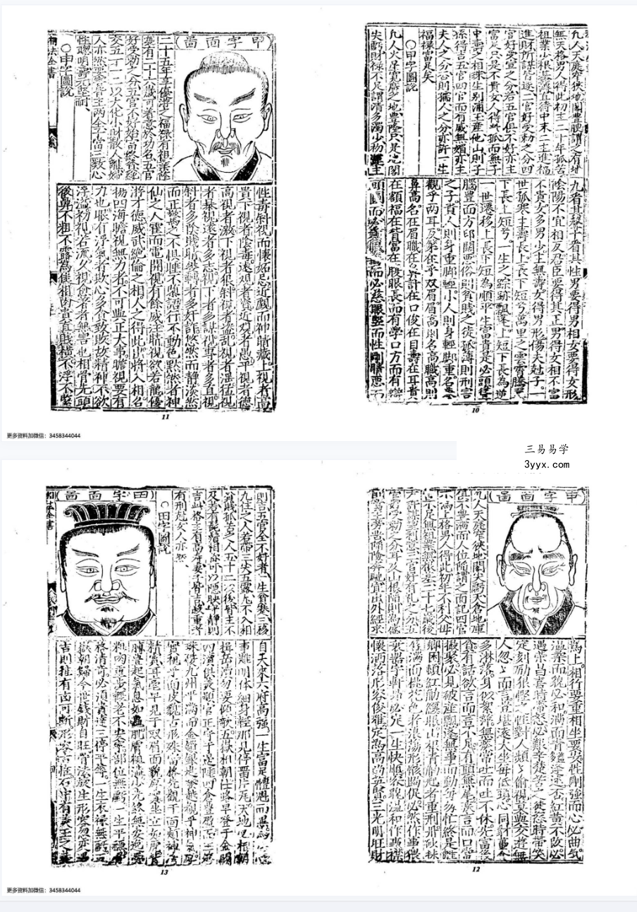 王文洁《锲王氏秘传知人风鉴源理相法全书》398页 资料图片