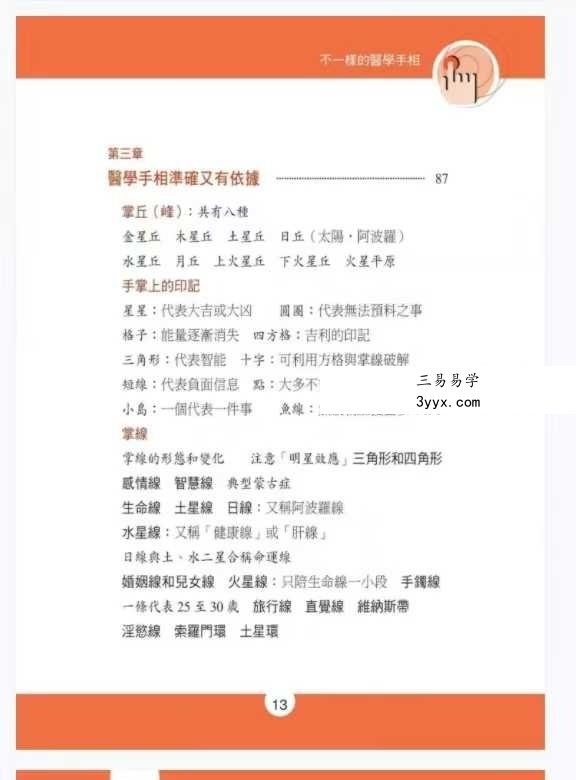 《不一样的医学手相》245页 资料图片
