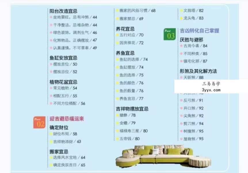 《居家风水宜忌300例》95页 资料图片