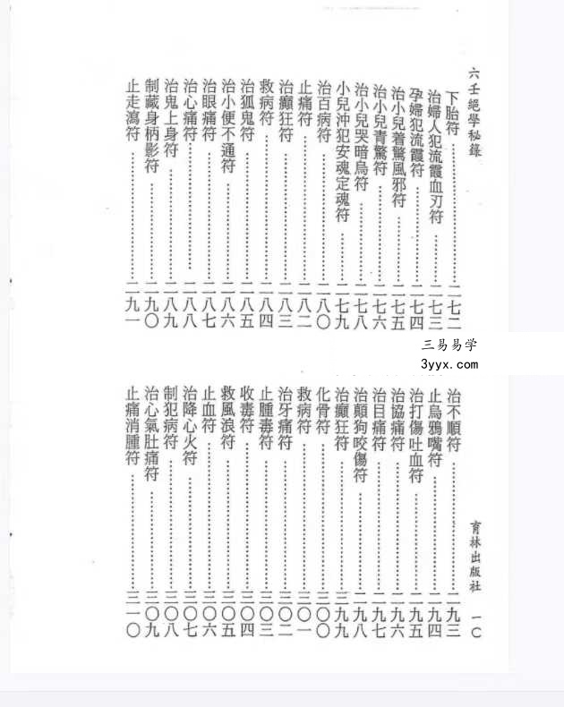 永靖大法宗师《六壬绝学秘箓》361页 资料图片