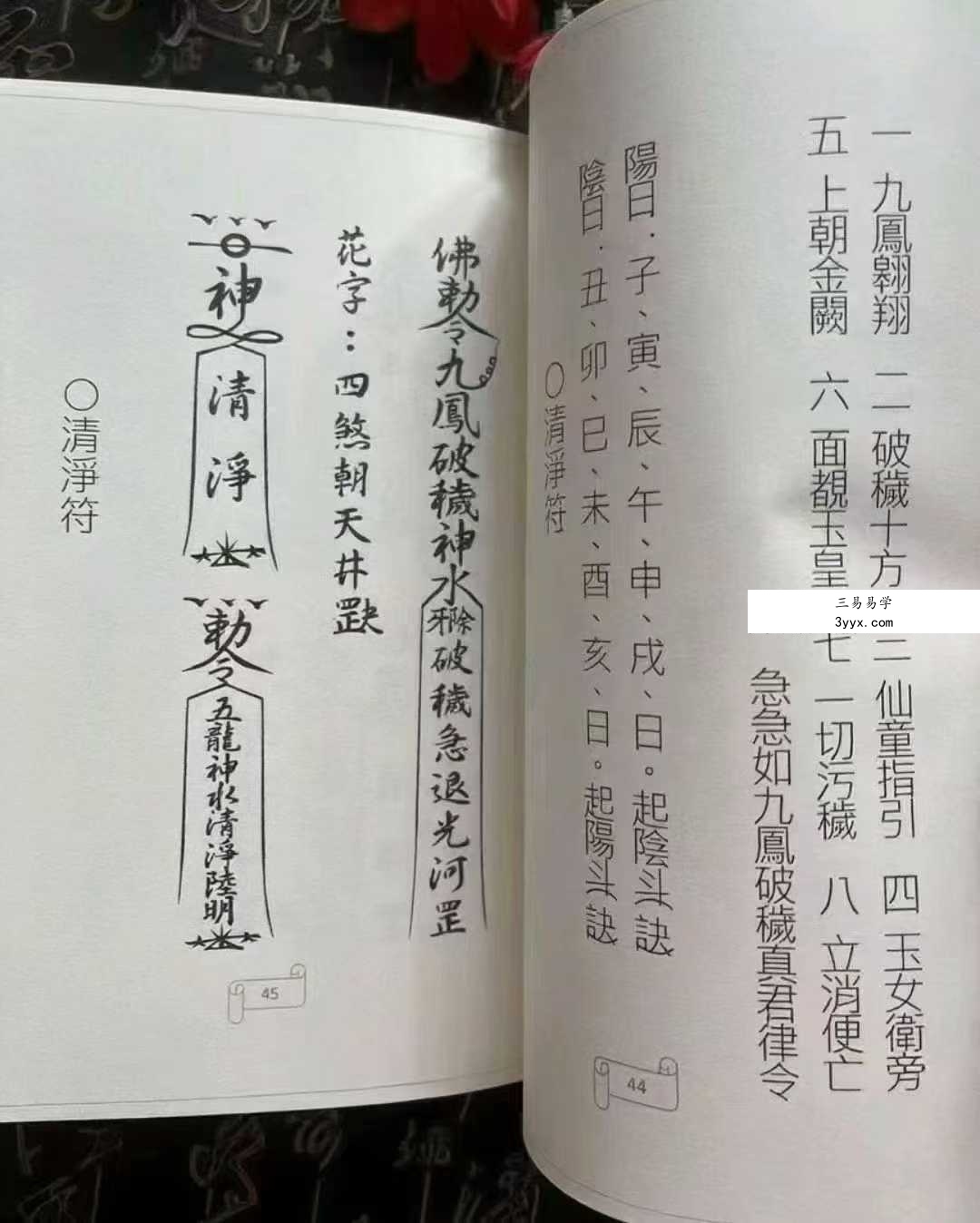 《天和派符咒法本》天和派法师符诀 7册 资料图片