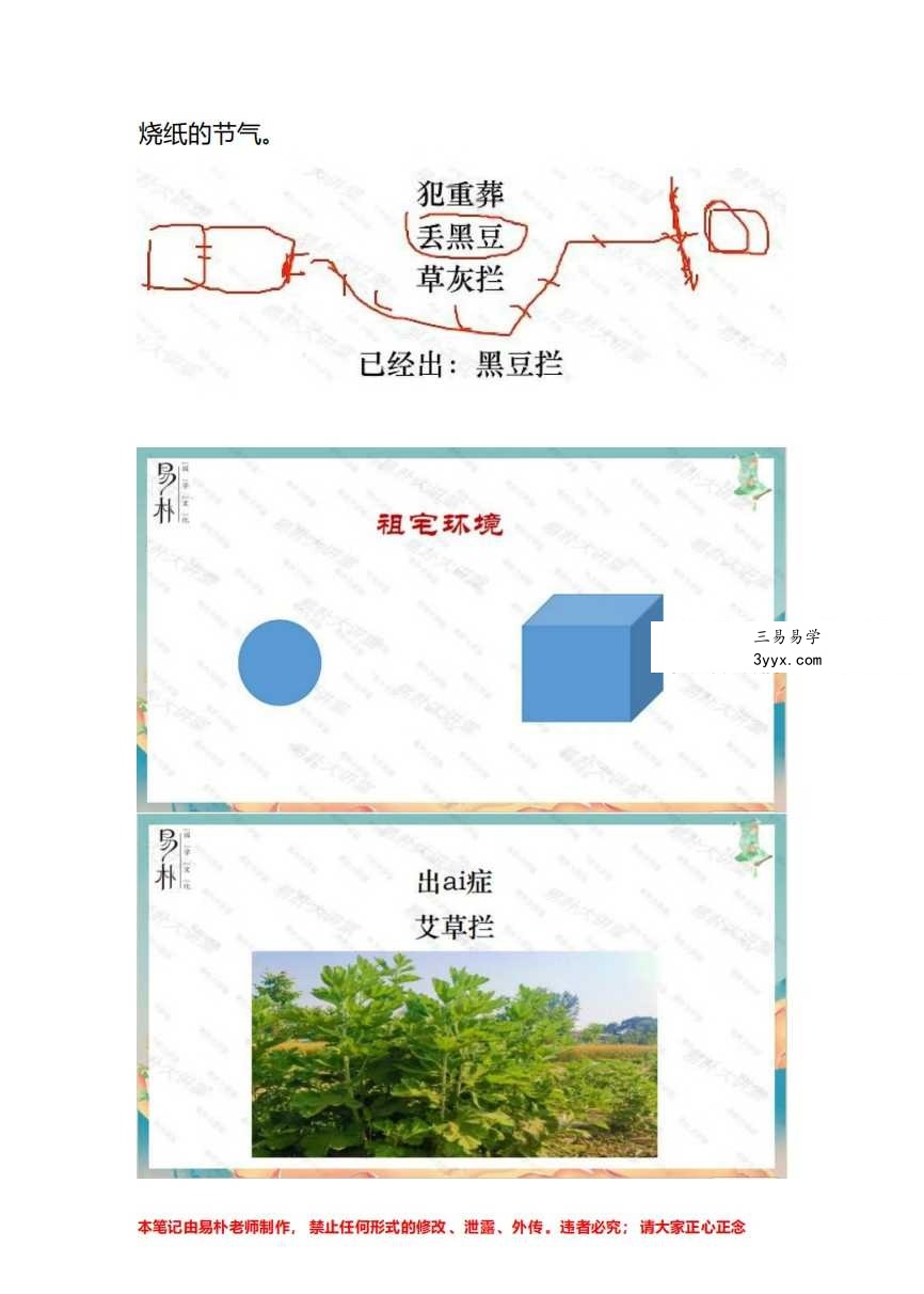 于城道人《三式风水高阶弟子班》534页 资料图片