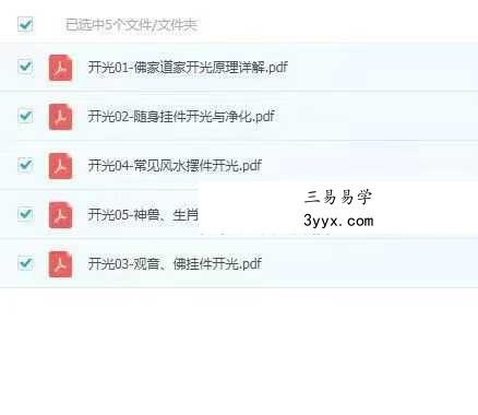 范三明开光6集+课件 资料图片