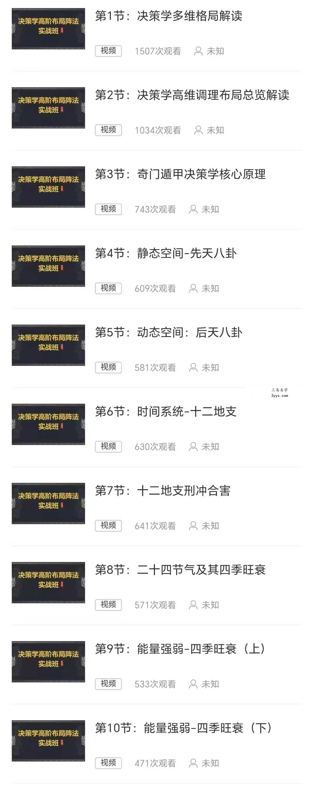 李志强 决策学高阶布局实战班61集 资料图片