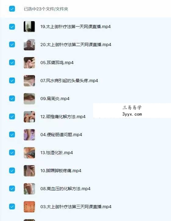 王英杰 太上御针疗法网课23集 资料图片