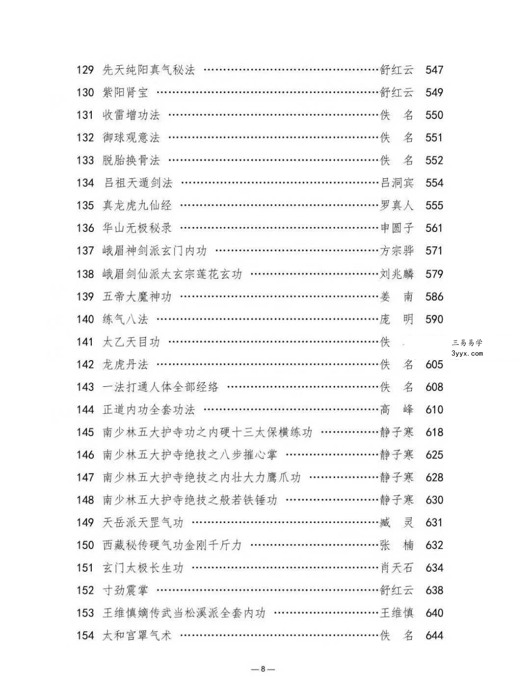武者汇编《藏经阁功法集锦》738页 资料图片