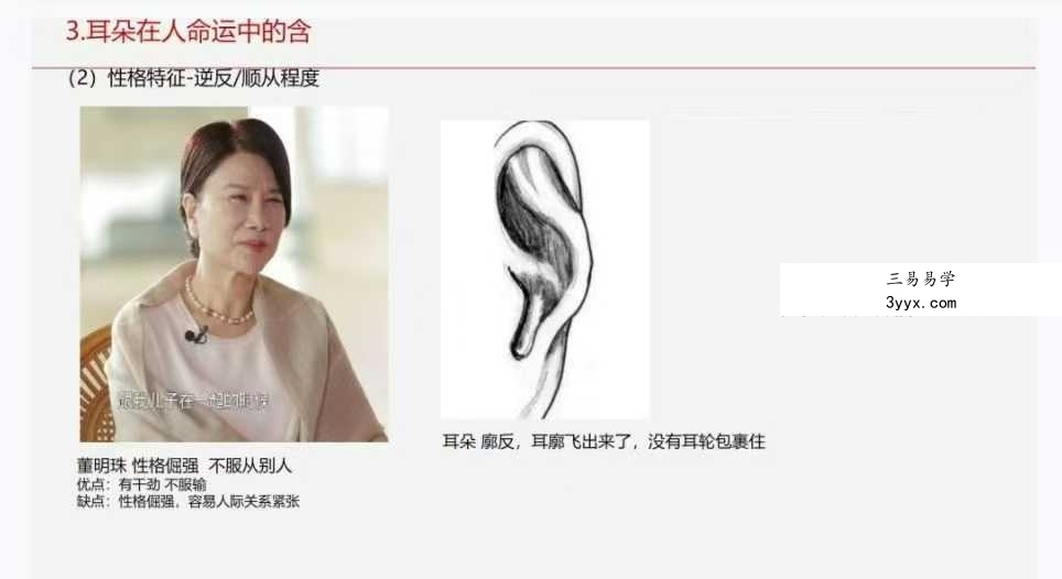 《面相学细微对比图示》286页 资料图片