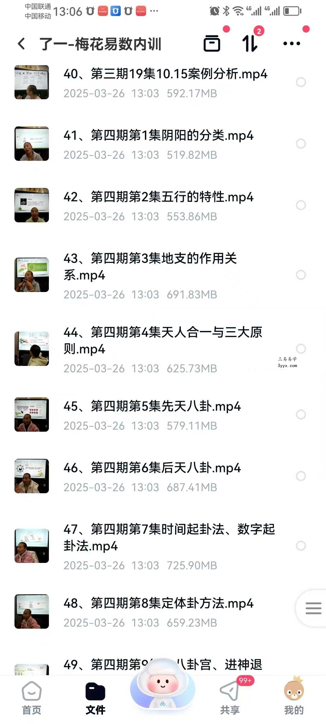 了一 梅花易数内训46集 资料图片