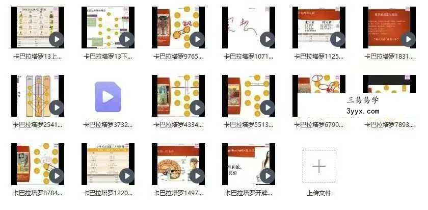 思娜全网最全大合集 【卡巴拉塔罗】初阶+进阶+早期初阶+公开专题课程 资料图片
