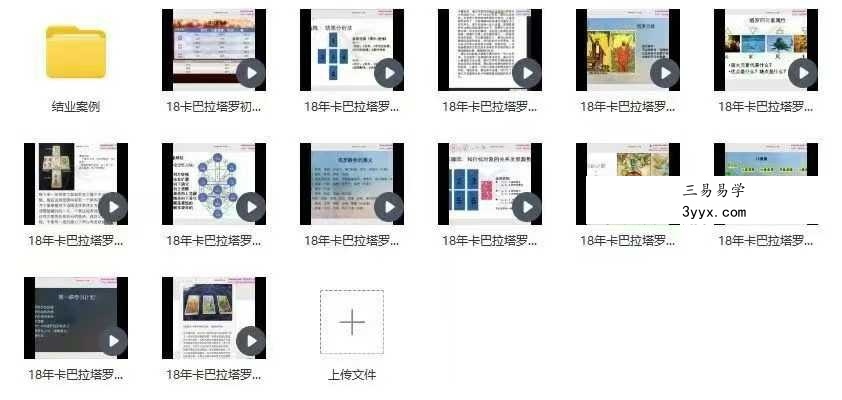 思娜全网最全大合集 【卡巴拉塔罗】初阶+进阶+早期初阶+公开专题课程 资料图片