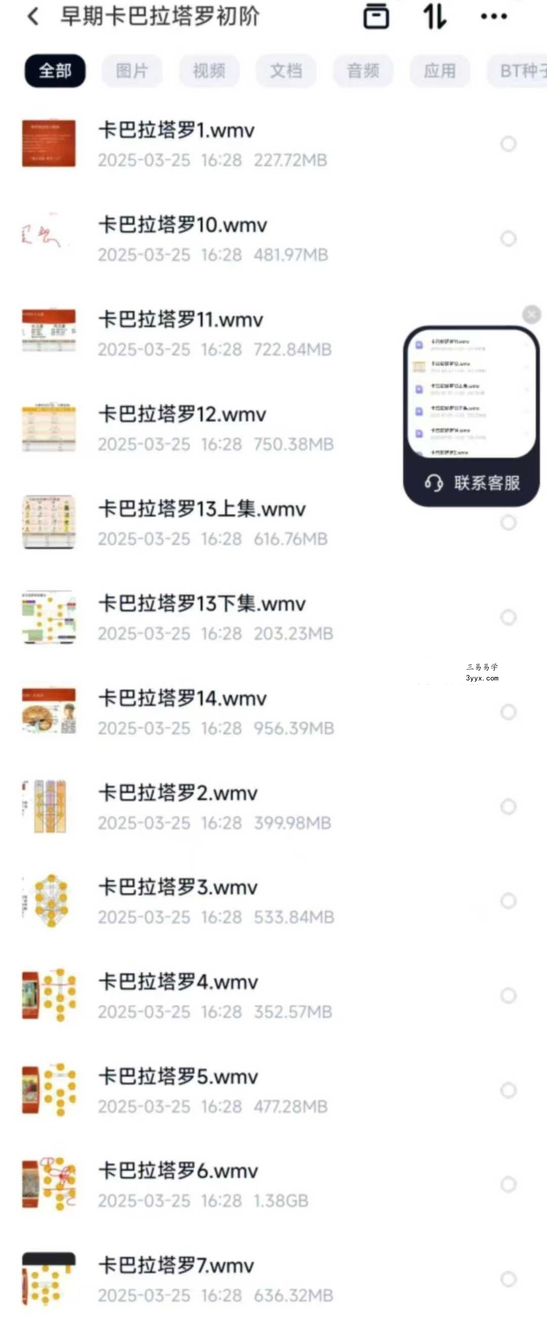 思娜全网最全大合集 【卡巴拉塔罗】初阶+进阶+早期初阶+公开专题课程 资料图片