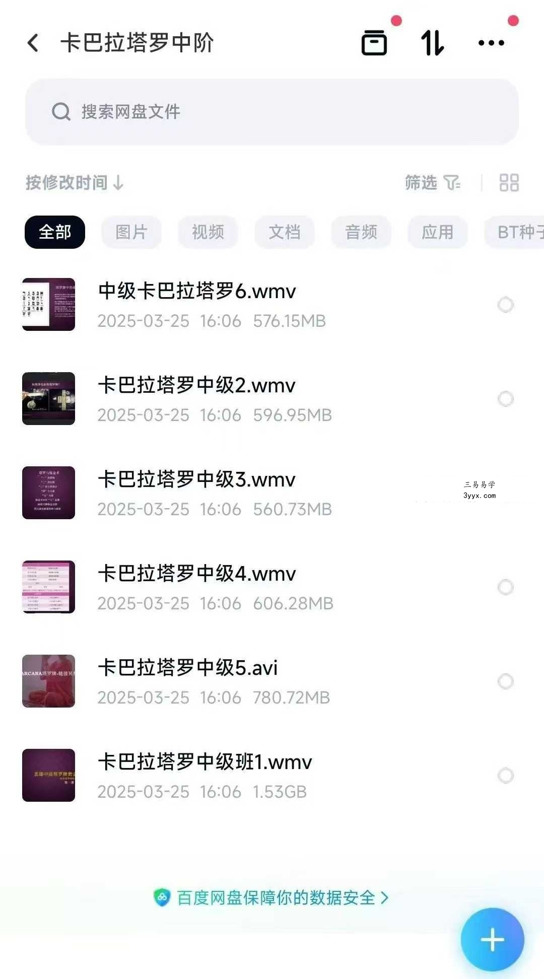 思娜全网最全大合集 【卡巴拉塔罗】初阶+进阶+早期初阶+公开专题课程 资料图片