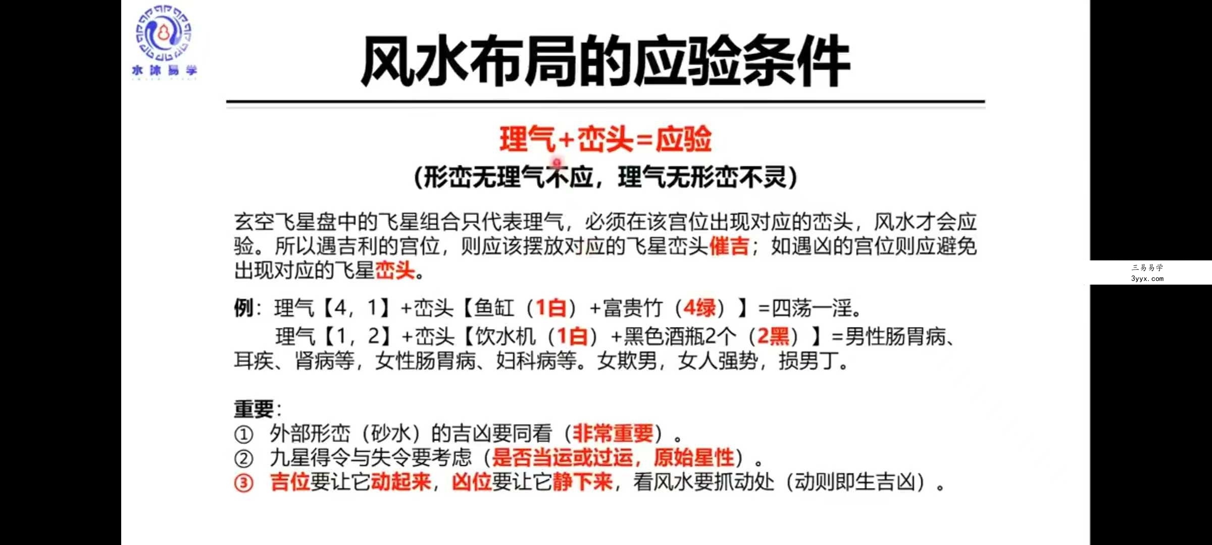 水沐易学 玄空风水专业课 全62讲视频课 资料图片