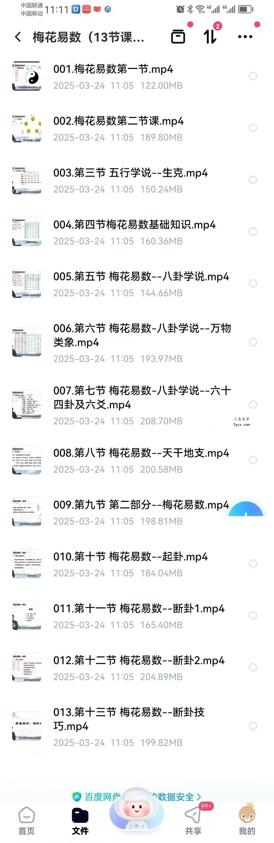 浩文（邵伟华弟子）风水、梅花易数、八字视频课程合集 资料图片