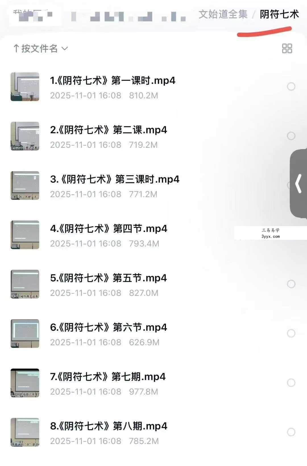文始道全集11套合集 资料图片