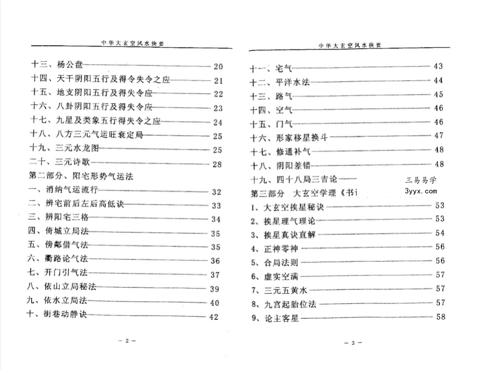 杜彦霖《中华大玄空风水抉要》上册+下册 资料图片