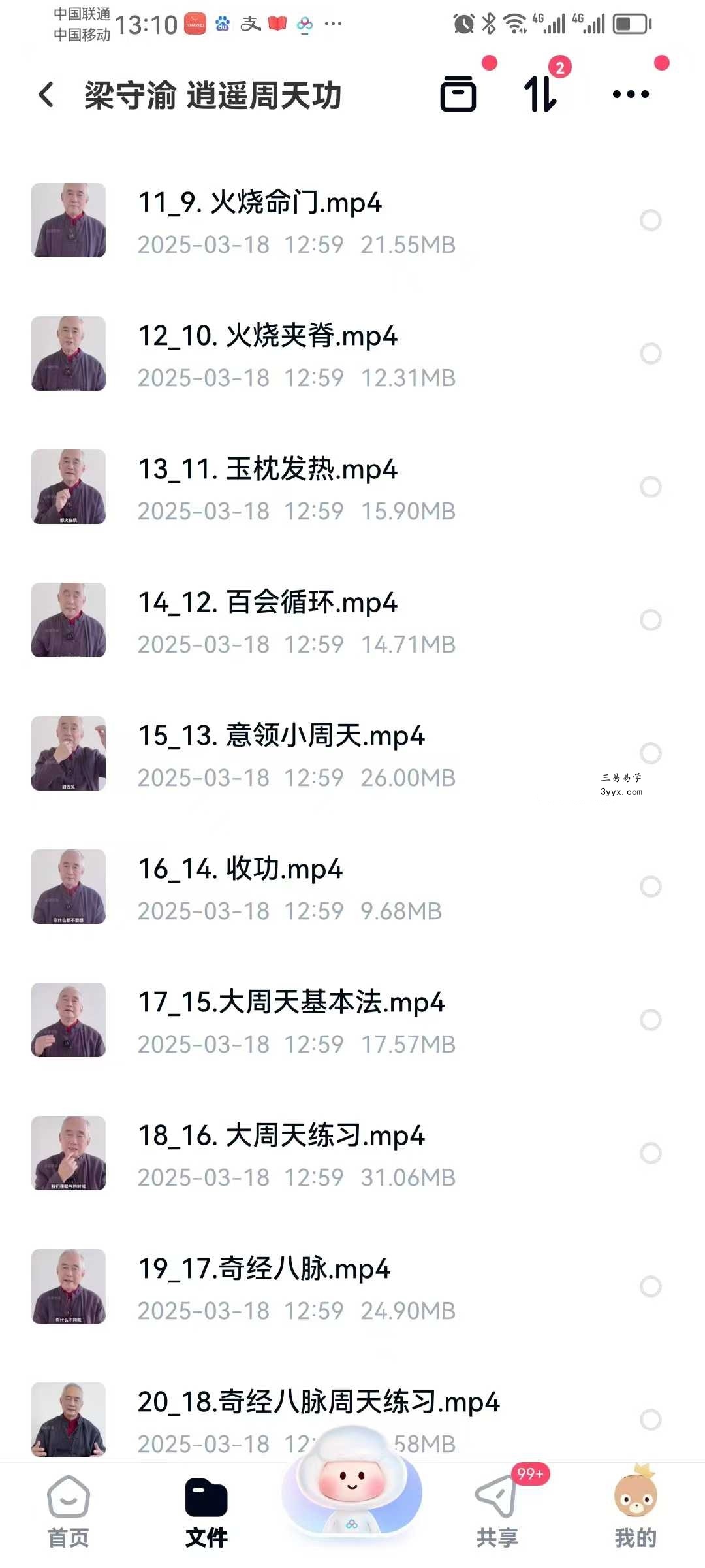 梁守渝《逍遥周天功》24集 资料图片