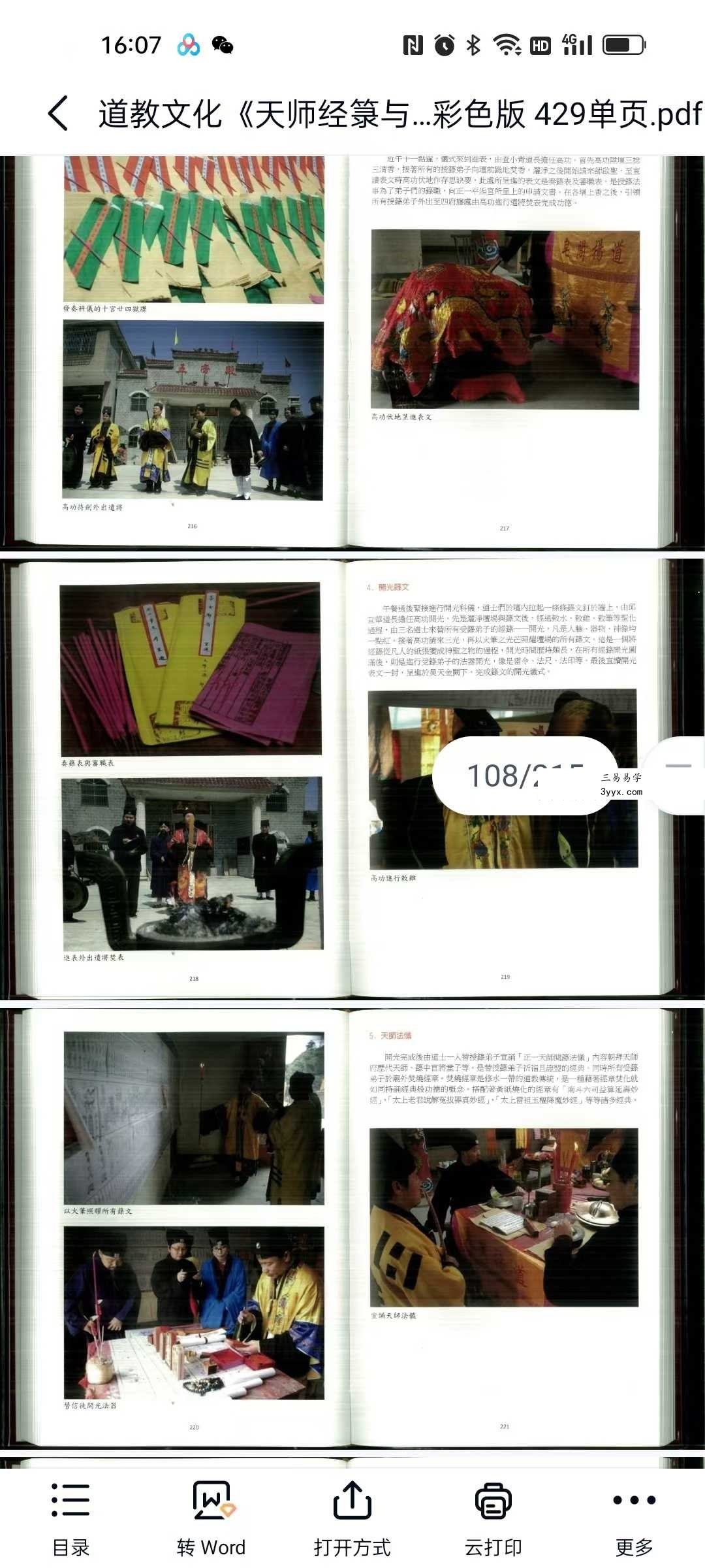 道教文化《天师经箓与仪式》429页 彩色版 资料图片