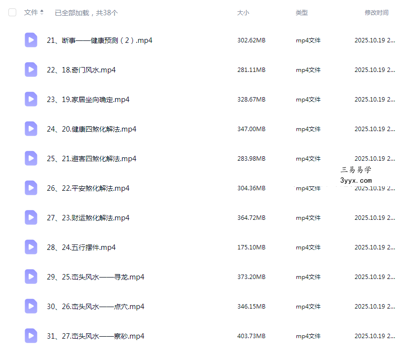 范三明《玄天决策学风水传承班》38集 资料图片