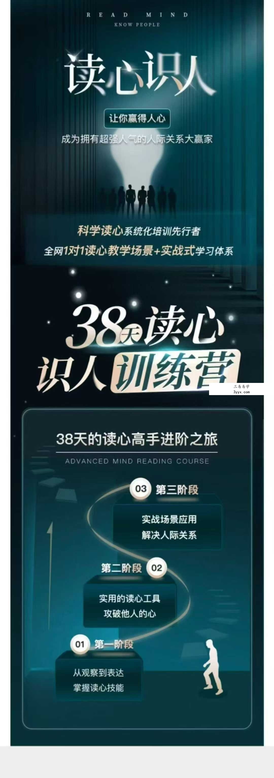 38天读心识人训练营 一眼识人 一秒读心50集视频 资料图片