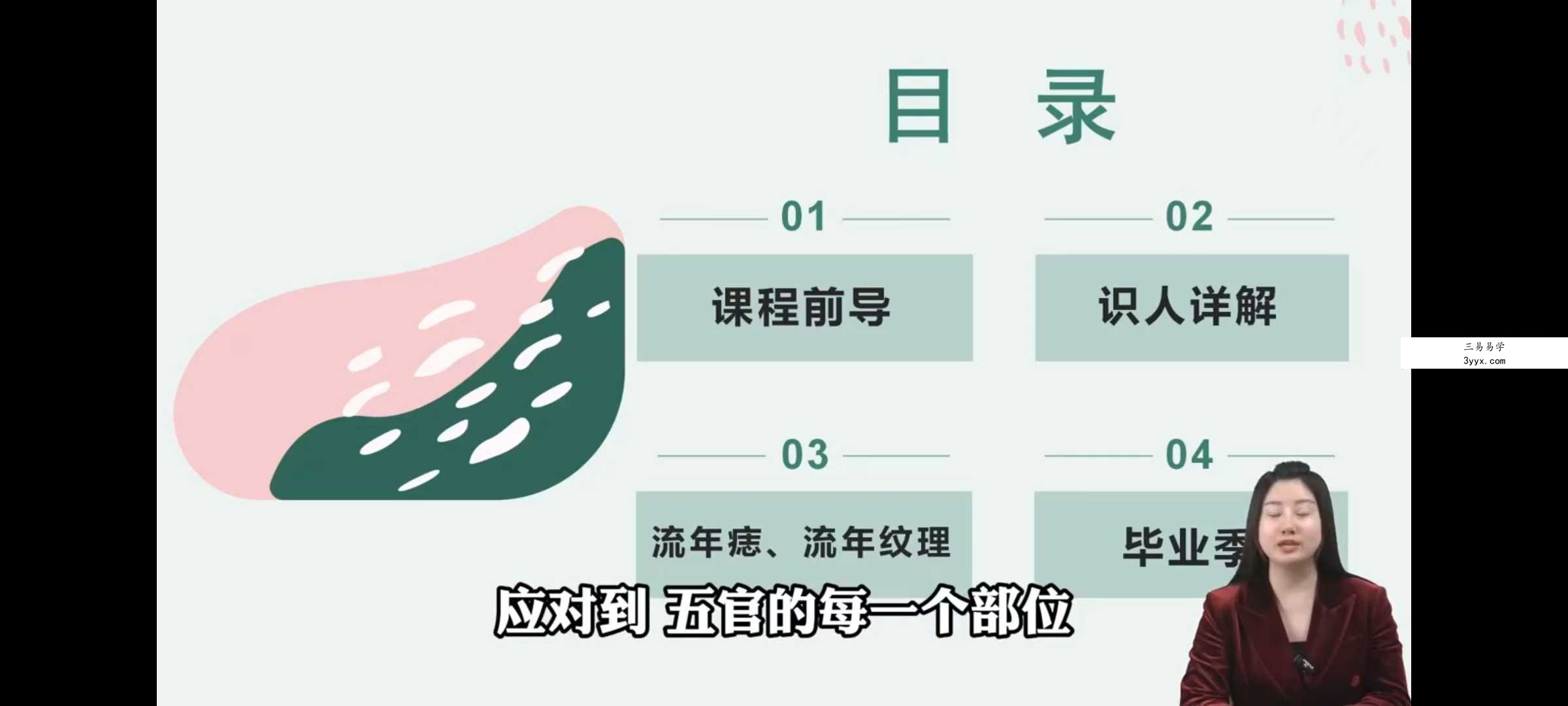 张芝鸣 面相识人学12集 资料图片
