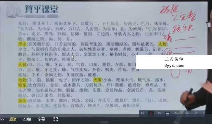 算乎国学 李双林团队 第四届弟子研修班 刘致远《周易与梅花》31集 资料图片