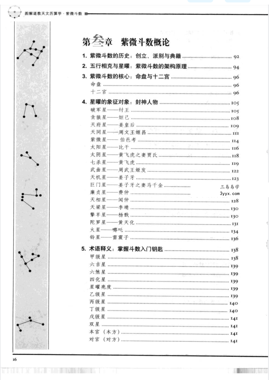 林庚凡《图解道教天文历算学-紫微斗数》上册+下册 资料图片