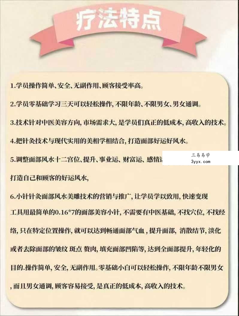 刘梅 2024年12月份《小小针面部风水美雕面授课》38集视频课 资料图片