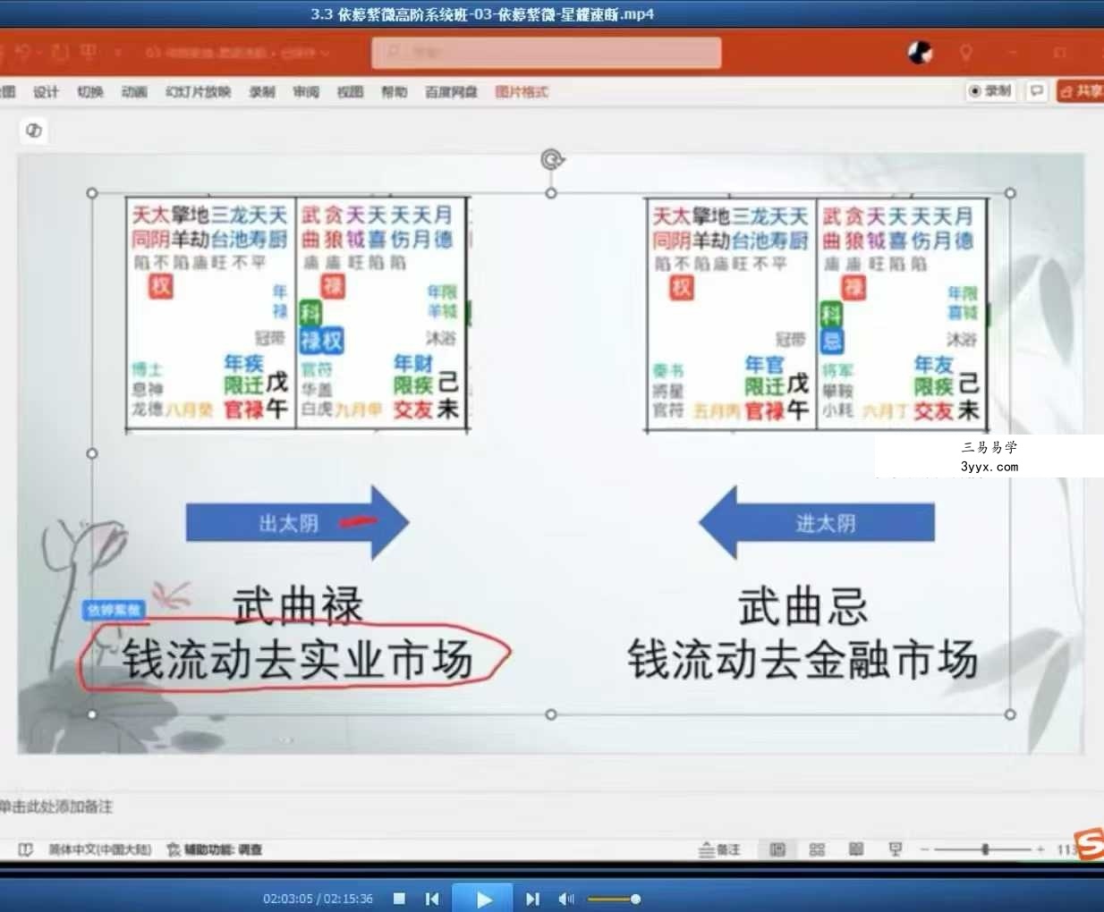 依婷2025年最新《紫微斗数系统班》45集 资料图片