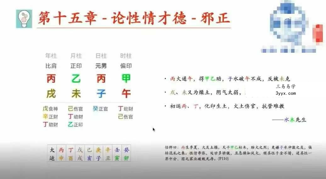 水木先生最新《四柱八字丙火案例集》教学视频99集 资料图片
