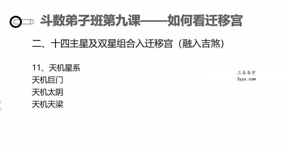 长青阁《紫微斗数》弟子班26集视频 资料图片