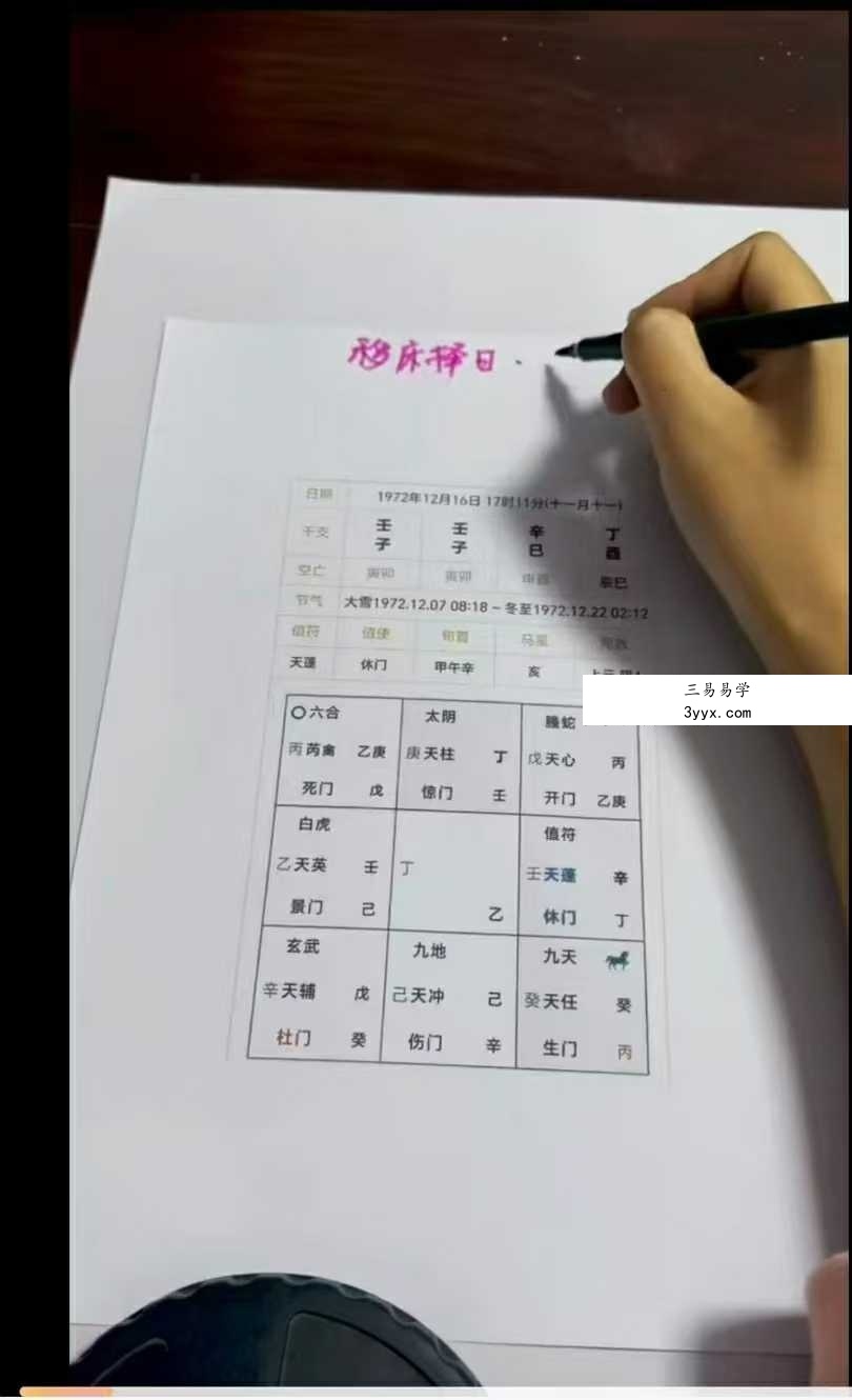 白泽《奇门择日线上课程》16集 资料图片