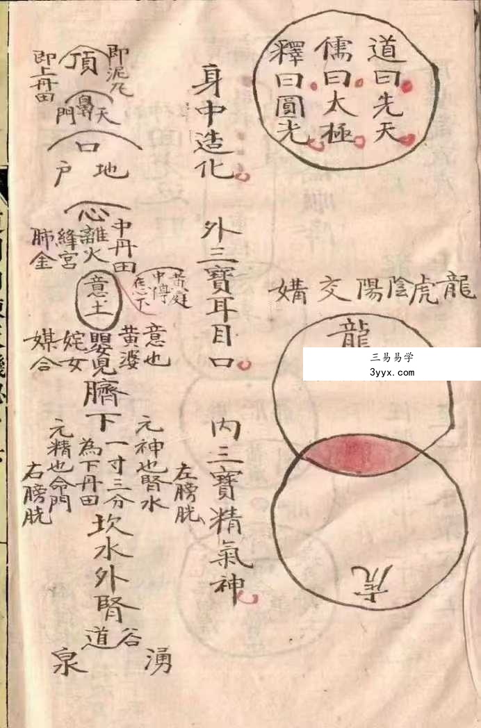 《道门内炼天机秘旨》58筒子页 资料图片