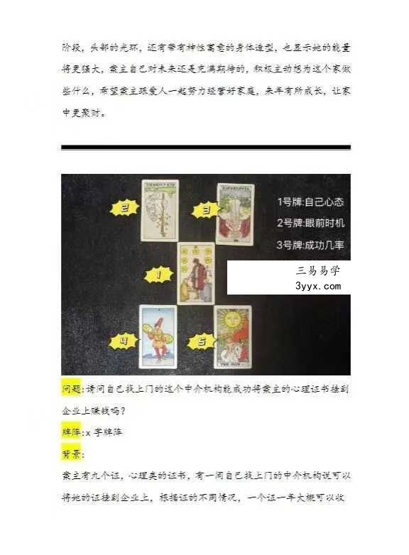 俪夏summe 塔罗案例解析合集204页 资料图片