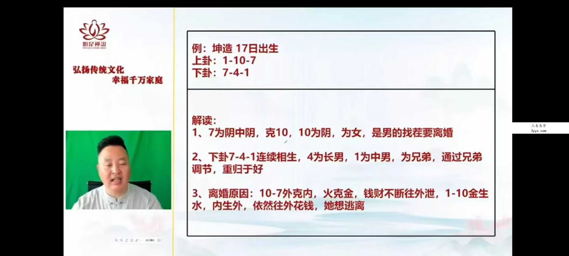 李星辰《数字八字》高阶班23集 资料图片