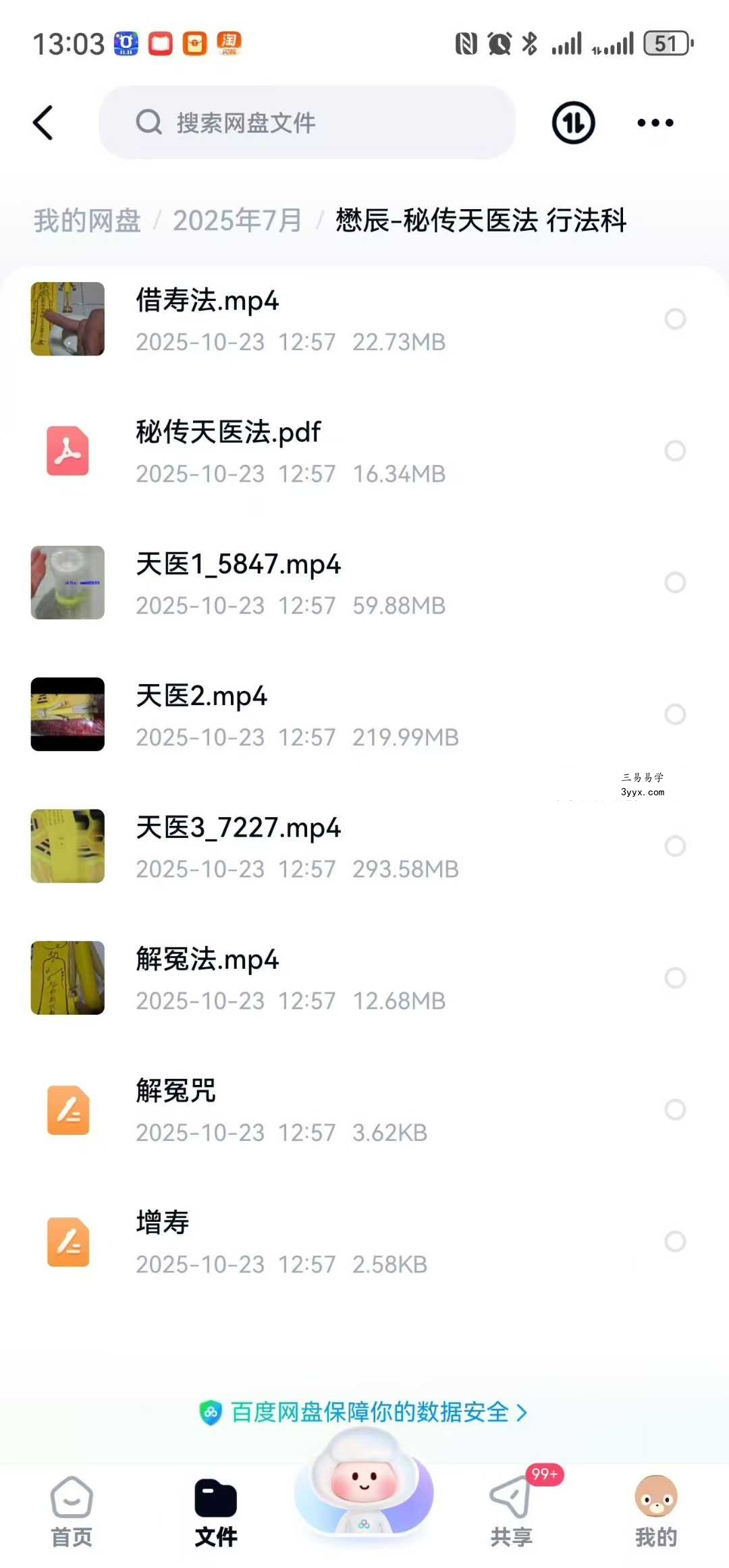 懋辰 秘传天医法 行法科视频+文档 资料图片