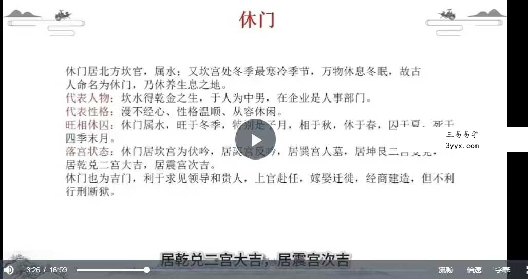 易云 奇门遁甲35集视频 资料图片