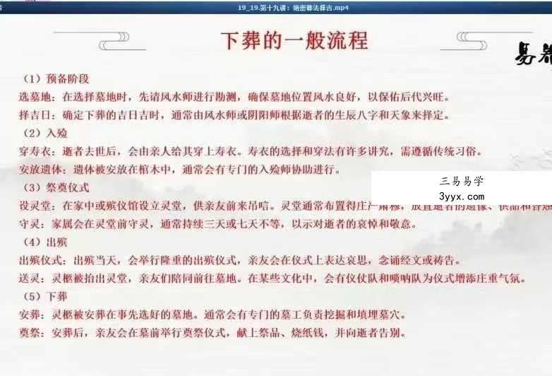 易雲 易云阴宅风水50讲 资料图片