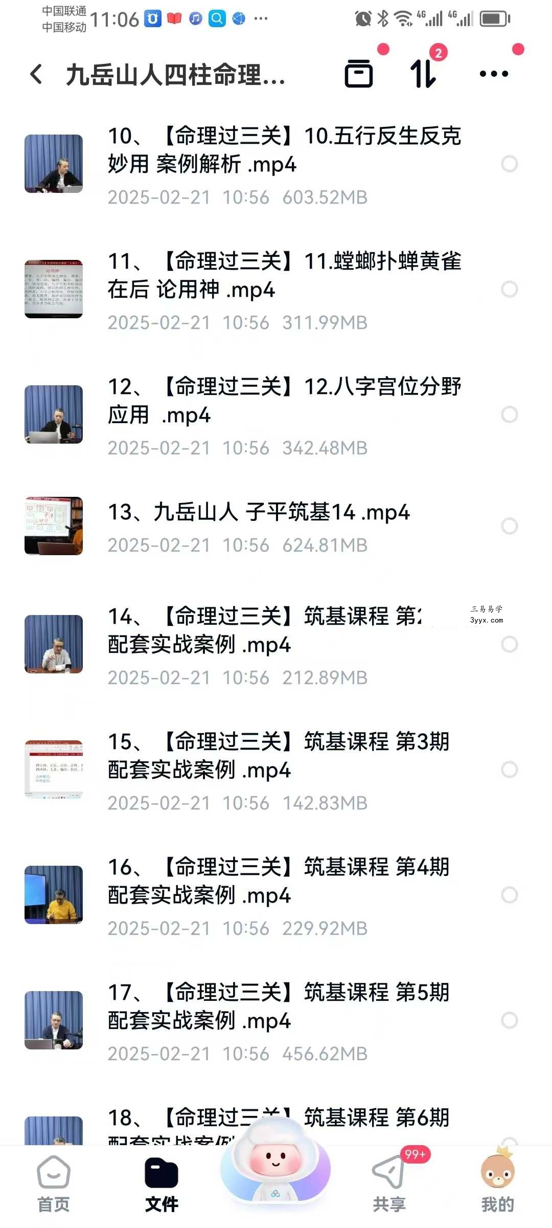 九岳山人 四柱命理过三关筑基直播课42集 资料图片