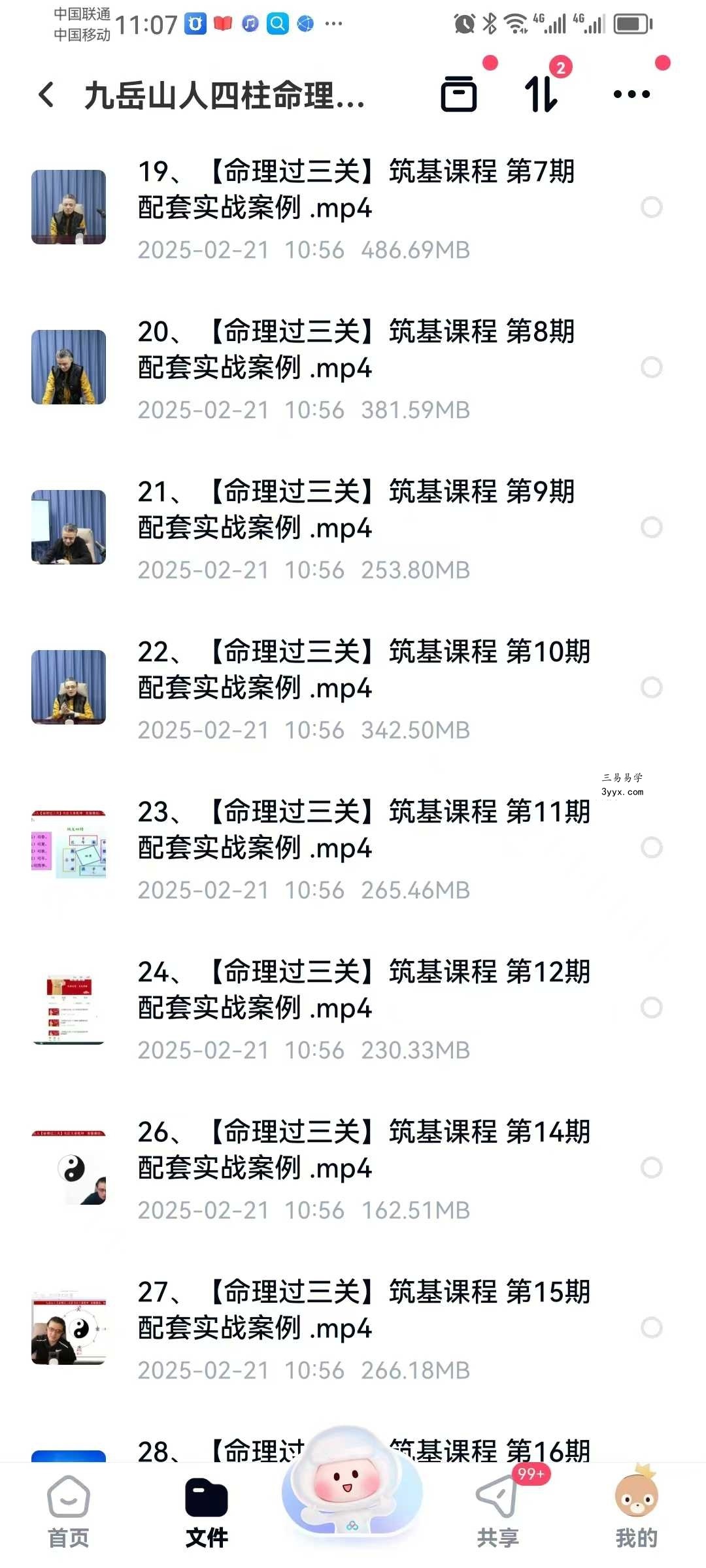 九岳山人 四柱命理过三关筑基直播课42集 资料图片