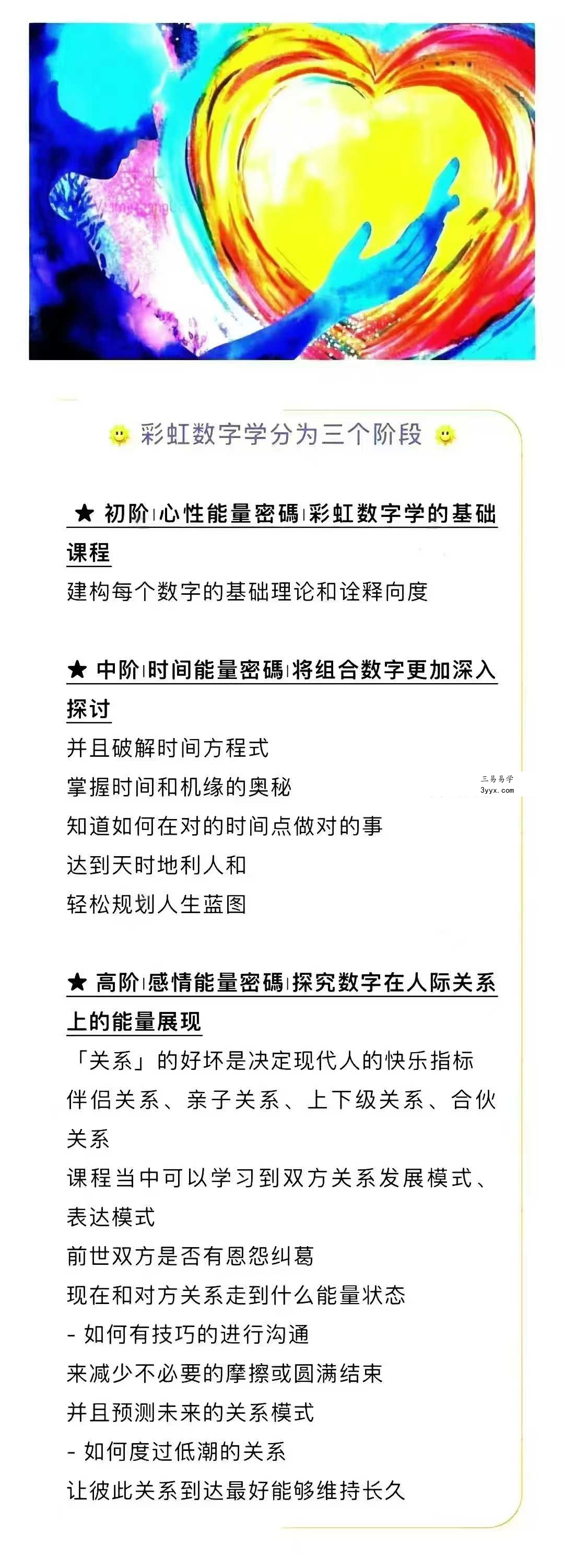 Wen Liu彩虹数字学三阶段专业课 资料图片
